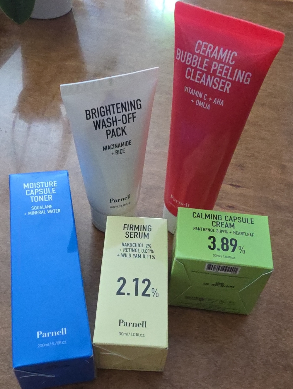 NWT Parnell Skincare -  Set Of 5